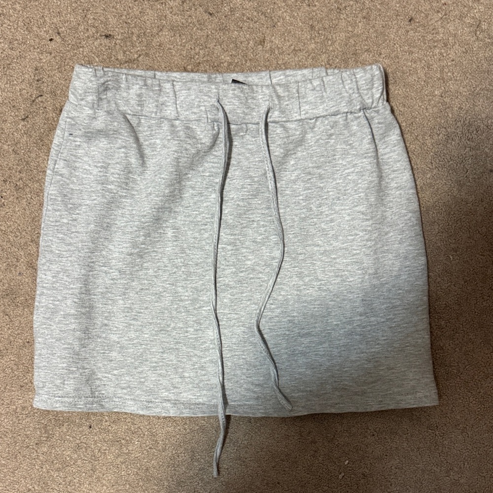 SHEIN Light Gray skirt